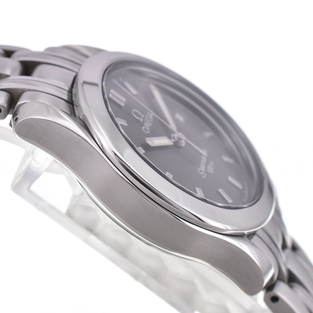 with paper OMEGA Seamaster 2571.43 Date 120m gray Dial Quartz Ladies
 Watch I#145198