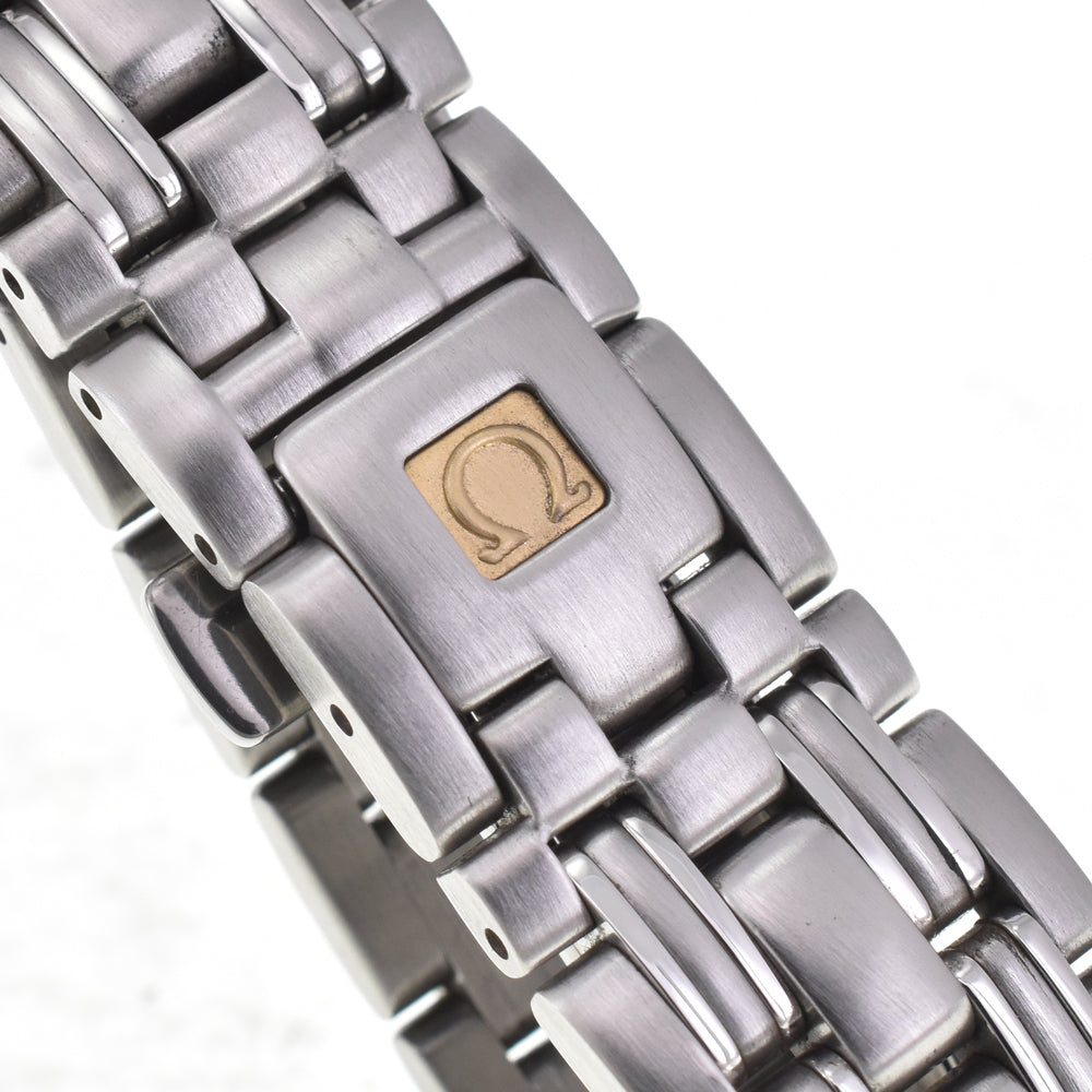 with paper OMEGA Seamaster 2571.43 Date 120m gray Dial Quartz Ladies
 Watch I#145198