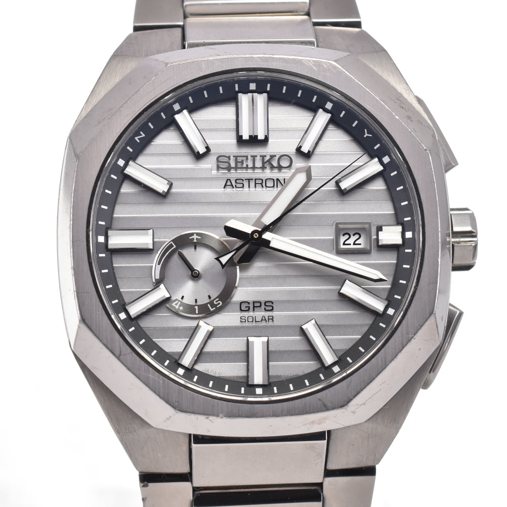 SEIKO Astron GPS SBXD017/3X62-0AB0 Nexter Limited to 1,500 units worldwide gray Dial GPS Solar Men's
 Watch I#145202