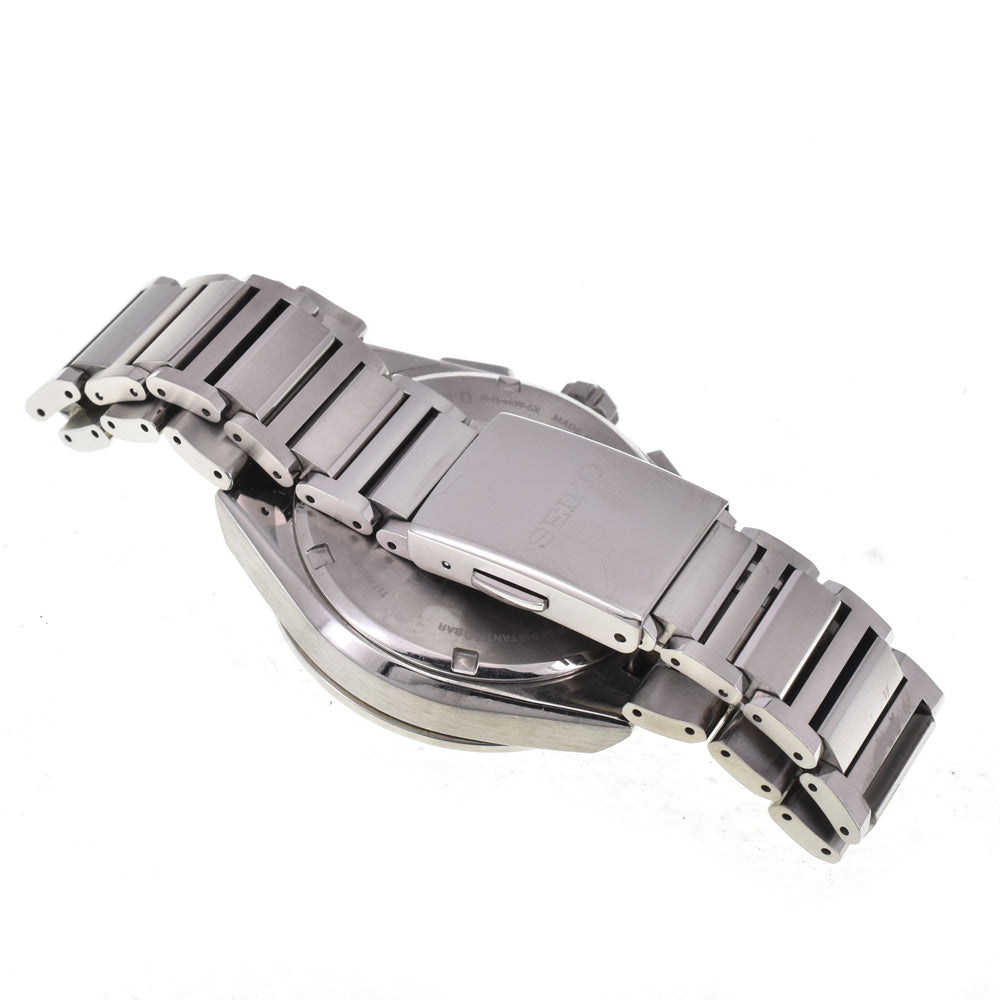 with paper SEIKO Astron Nexter 5X53-0BR0/SBXC107 Silver Dial GPS Solar Men's
 Watch J#145208