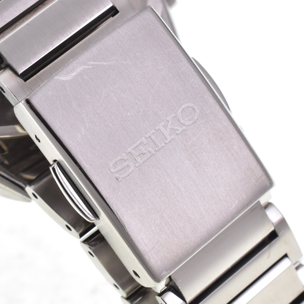 with paper SEIKO Astron Nexter 5X53-0BR0/SBXC107 Silver Dial GPS Solar Men's
 Watch J#145208