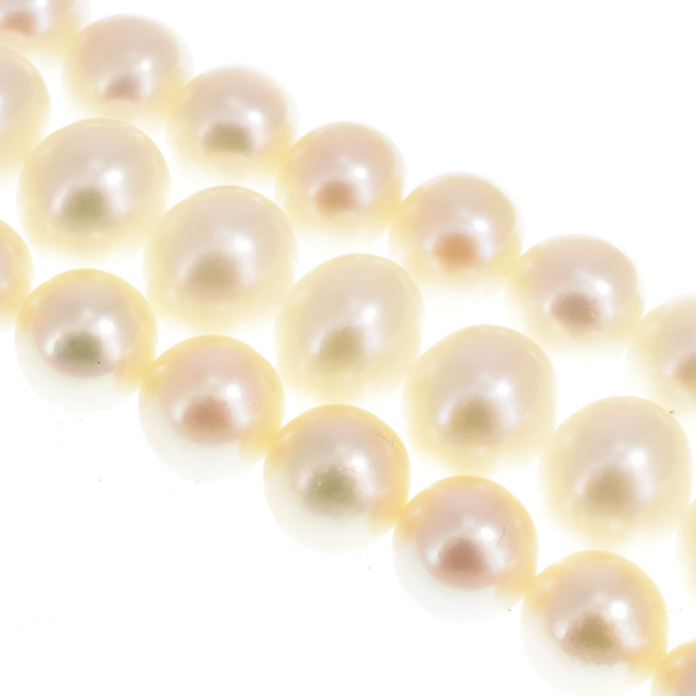 MIKIMOTO Pearl Enamel Pearl Necklace Bracelet (3 strands) Ladies
 jewelry X#145212