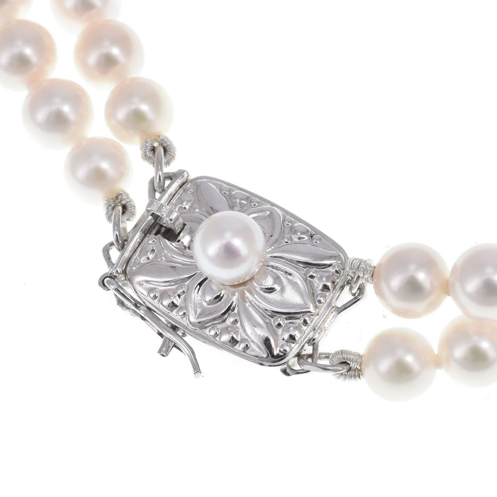 MIKIMOTO Pearl Necklace 0.2"～0.3"/2 strands Ladies
 jewelry X#145213