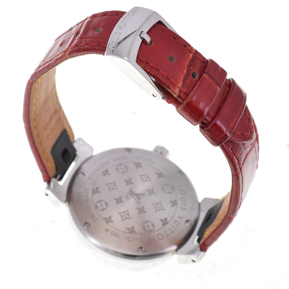 with paper LOUIS VUITTON Tambour Q1311 Date Brown Dial Quartz Ladies
 Watch I#145217