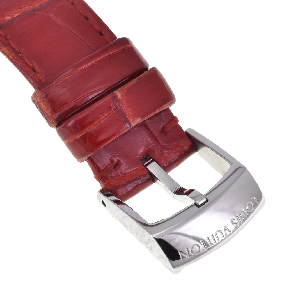 with paper LOUIS VUITTON Tambour Q1311 Date Brown Dial Quartz Ladies
 Watch I#145217