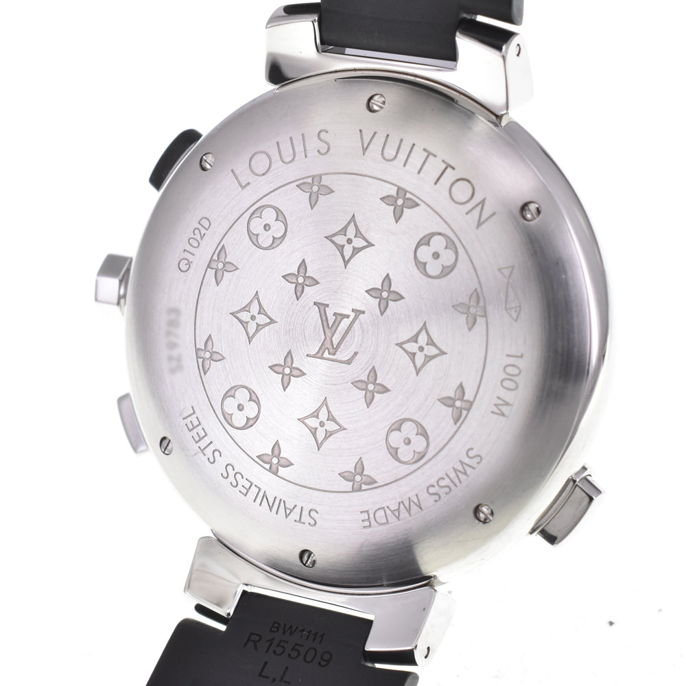 LOUIS VUITTON Tambour Regatta Q102D alarm blue Dial Quartz Men's
 Watch J#145218