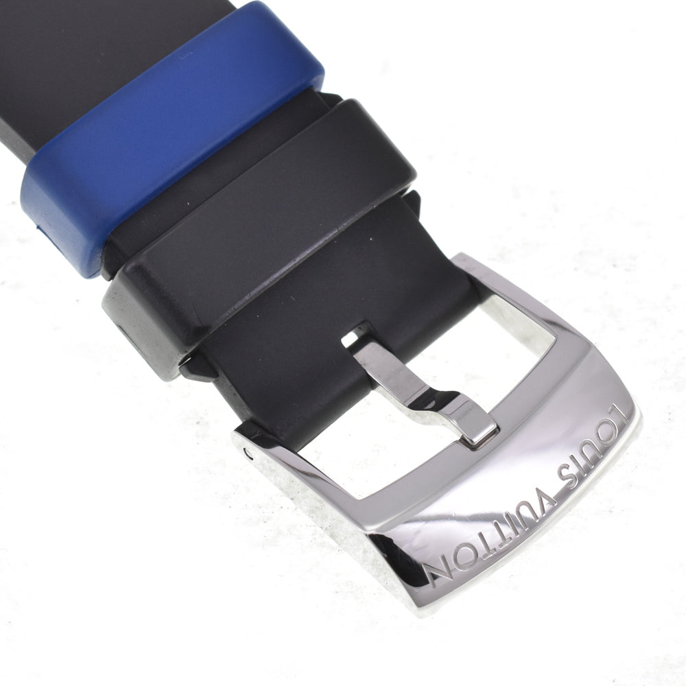 LOUIS VUITTON Tambour Regatta Q102D alarm blue Dial Quartz Men's
 Watch J#145218