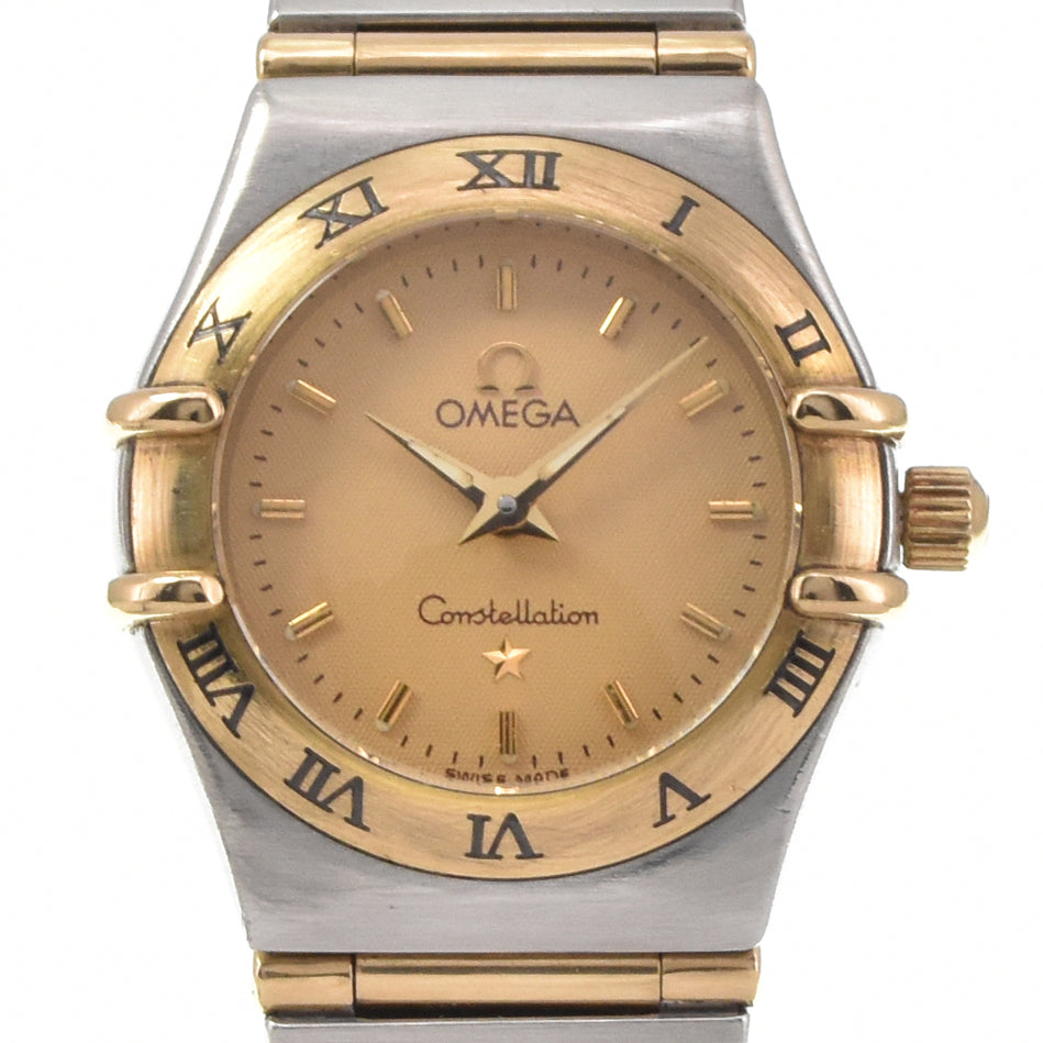 OMEGA Constellation Mini 1262.10 Stainless Steel/18KYG gold Dial Quartz Ladies
 Watch M#145222