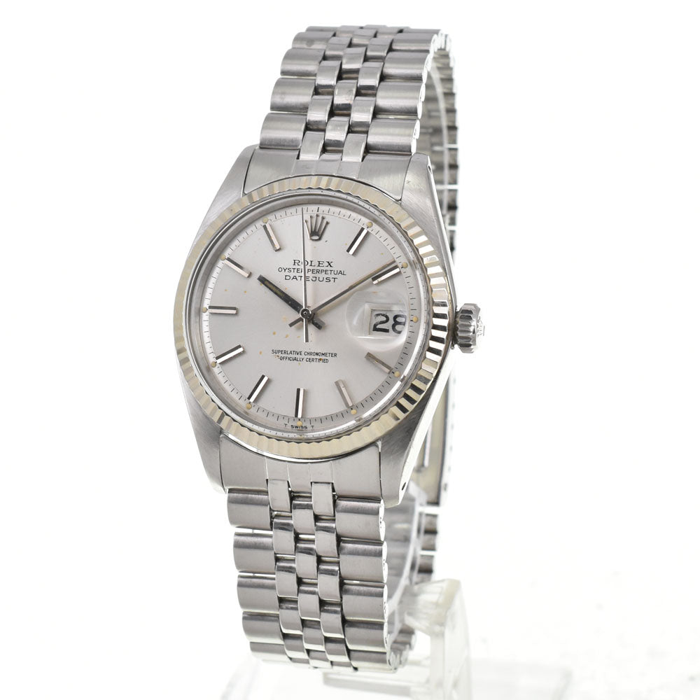 ROLEX DATEJUST 1601 vintage Cal.1570 Silver Dial Automatic Men's
 Watch Q#145237