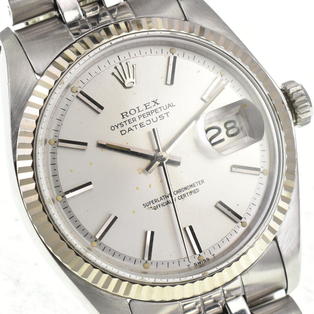 ROLEX DATEJUST 1601 vintage Cal.1570 Silver Dial Automatic Men's
 Watch Q#145237