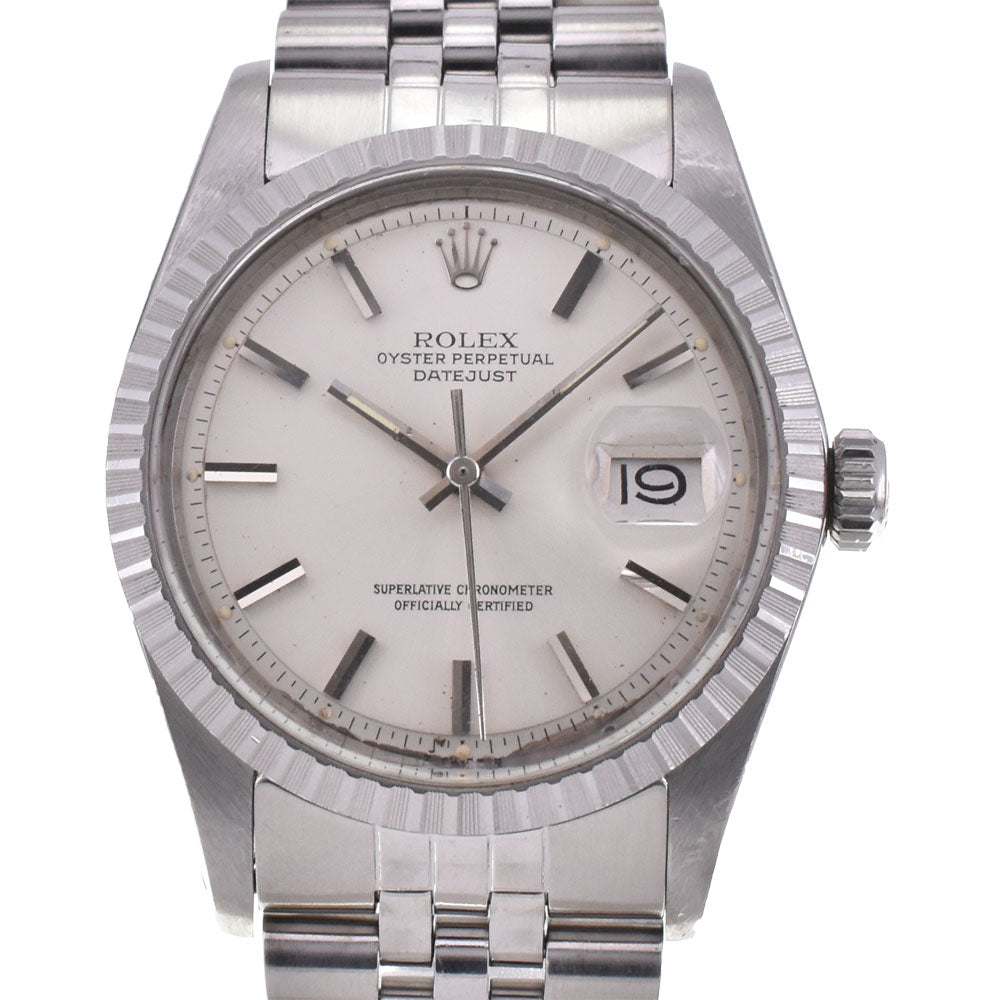 ROLEX Oyster Perpetual DATEJUST 1603 vintage Cal.1570 Silver Dial Automatic Men's
 Watch M#145238