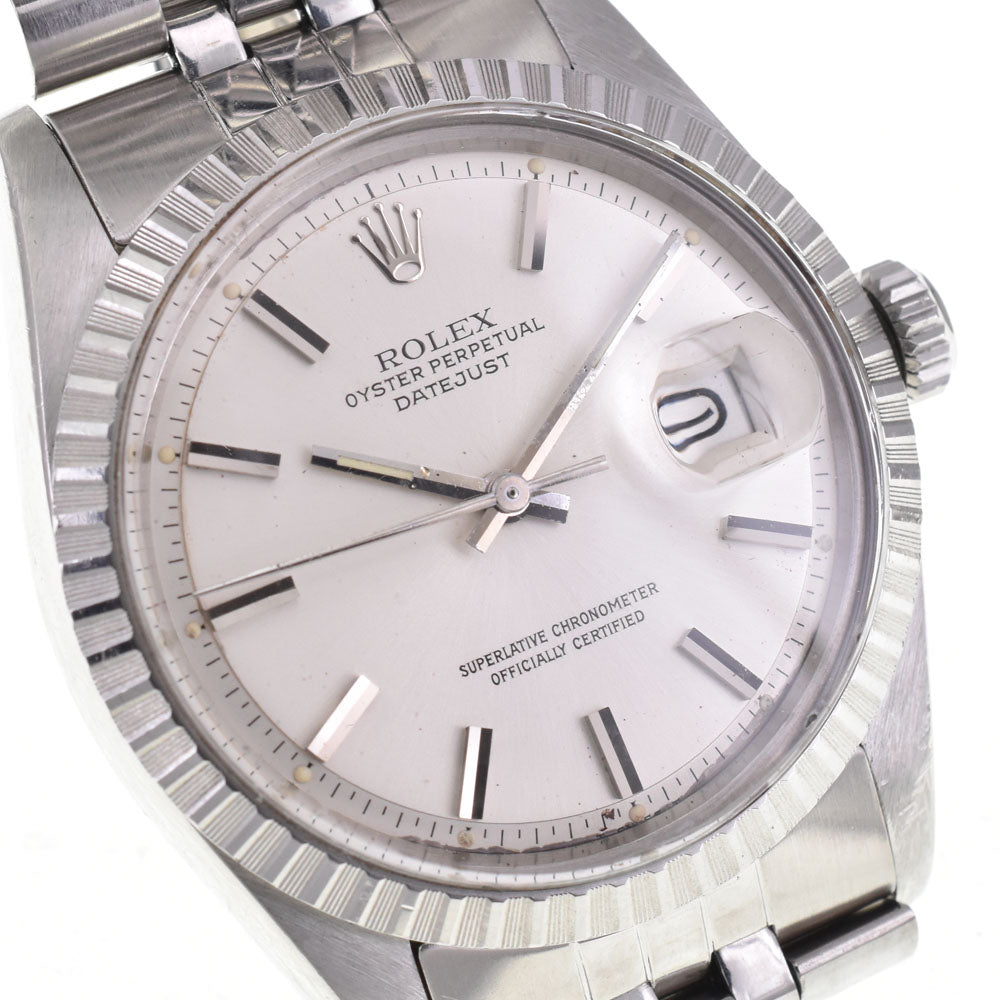ROLEX Oyster Perpetual DATEJUST 1603 vintage Cal.1570 Silver Dial Automatic Men's
 Watch M#145238