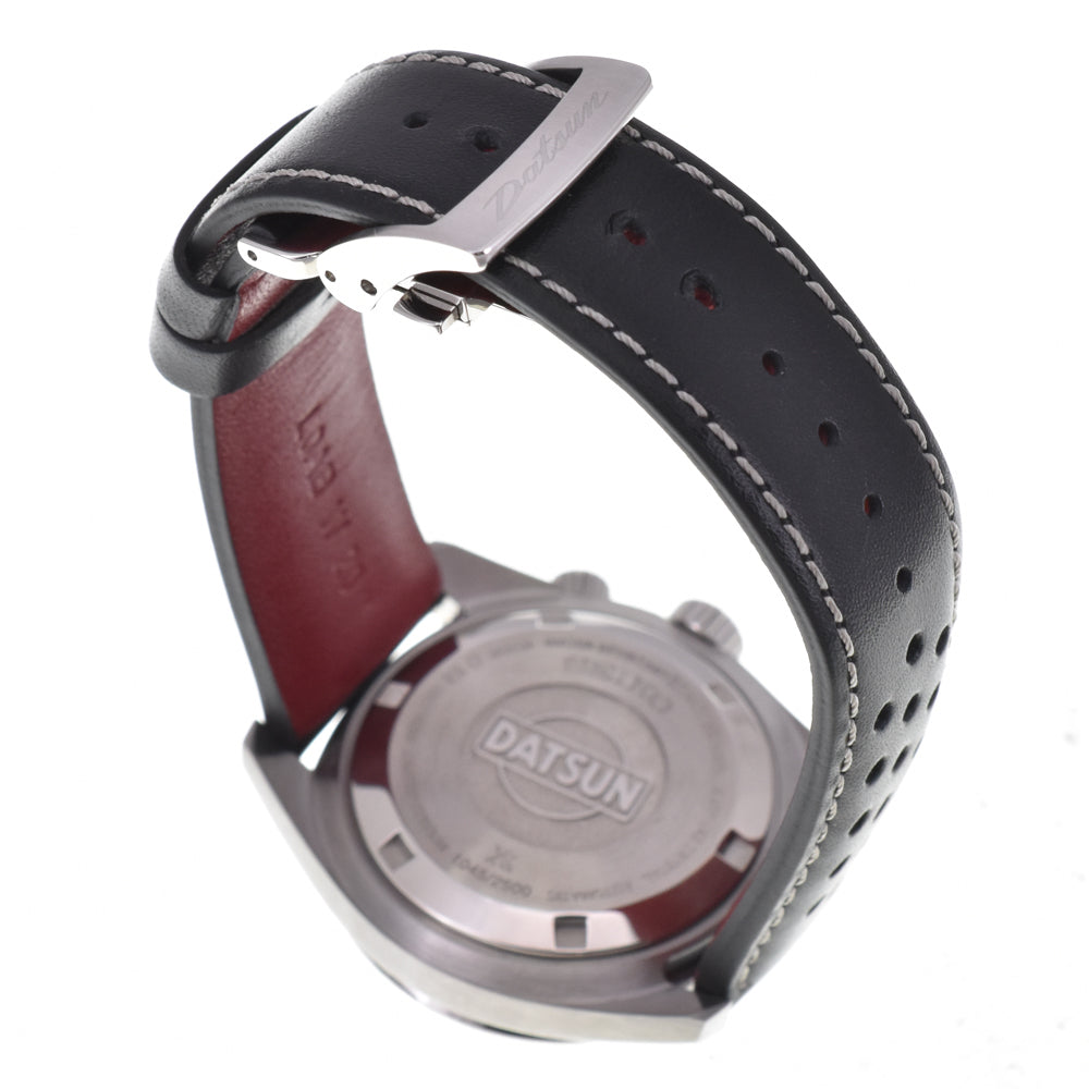 with paper SEIKO Prospex Speed Timer SBDC219/6R55-00M0 Datsun 240Z collaboration limited edition model black Dial Automatic Men's
 Watch J#145261