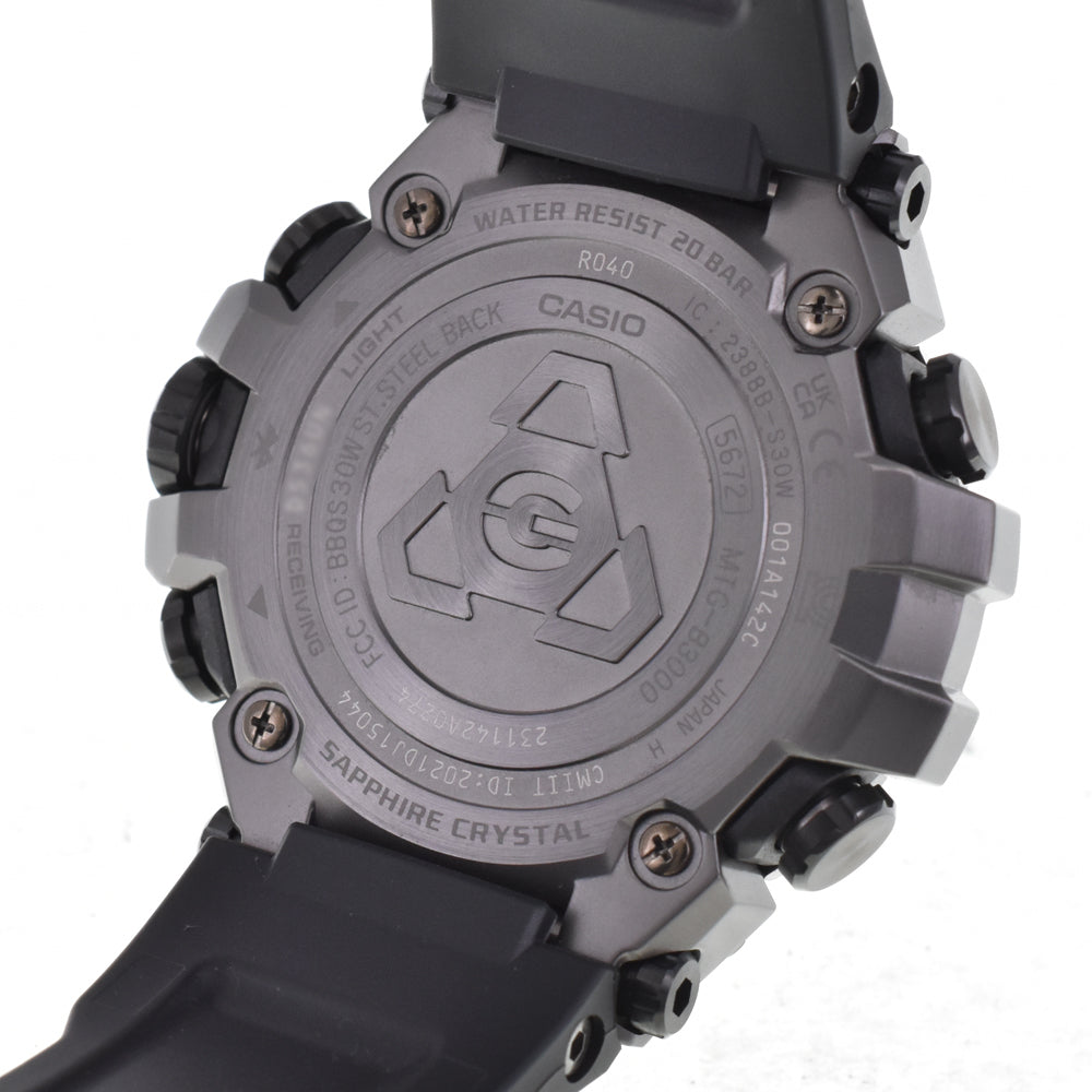 with paper CASIO G-SHOCK MTG-B3000 Series MT-G MTG-B3000B-1AJF black Dial Radio Sync Solar Men's
 Watch K#145275