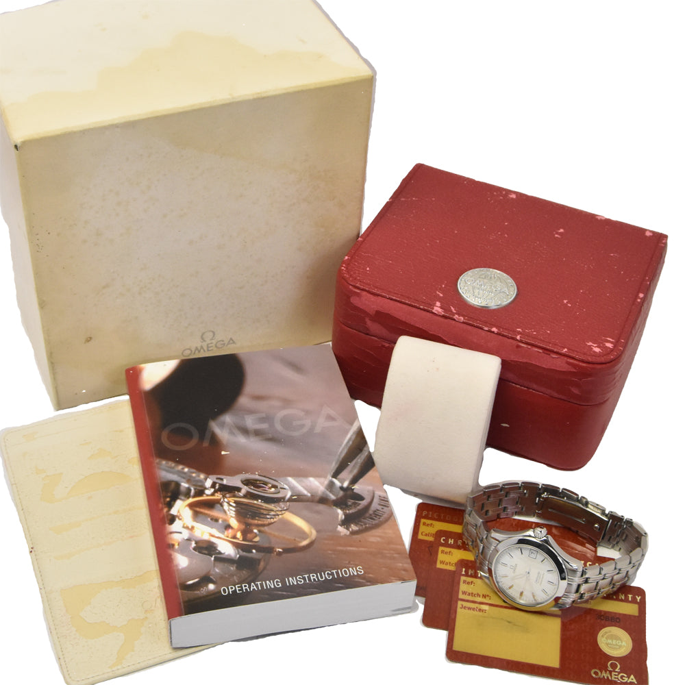 with paper OMEGA Seamaster 2501.21 Chronometer white Dial Automatic Men's
 Watch L#145287
