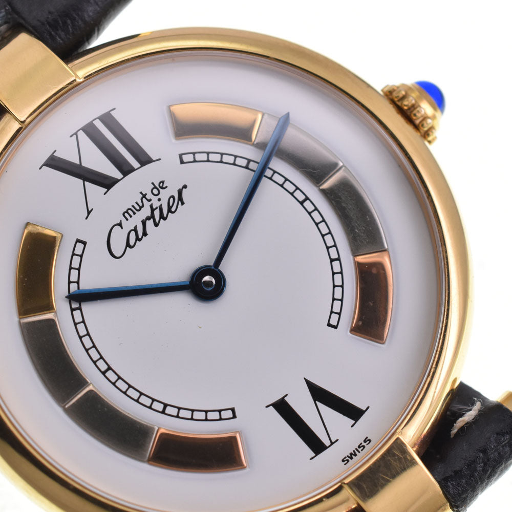 CARTIER Vermeille W1006454 Trinity dial white Dial Quartz Men's
 Watch M#145297