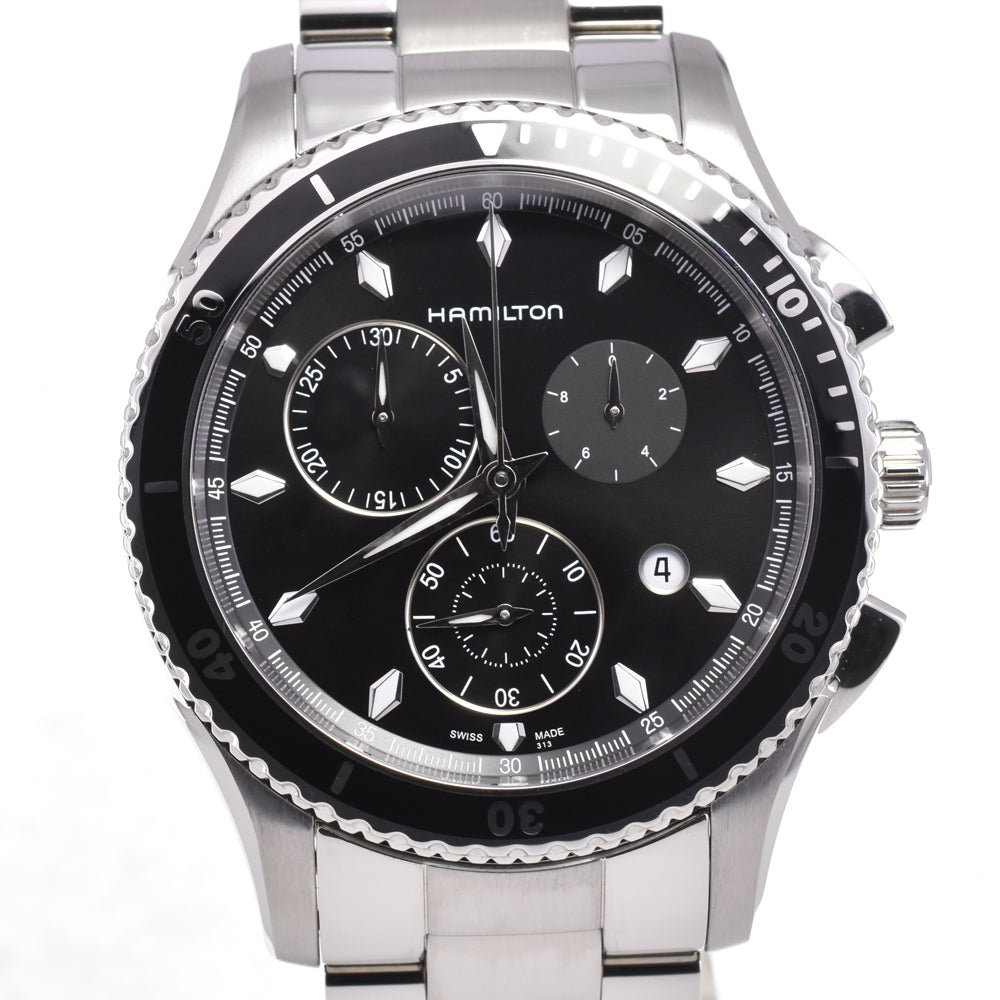 HAMILTON Jazzmaster Seaview Chrono H375120 black Dial Quartz Men's
 Watch K#145312