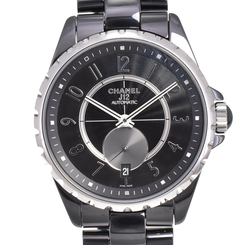 with paper CHANEL J12 H3836 black Dial Automatic Unisex
 Watch M#145318