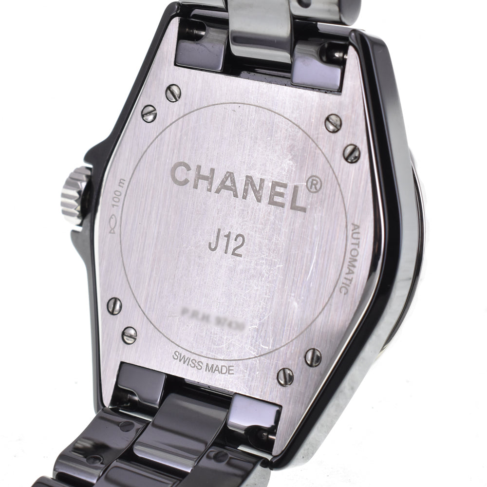 with paper CHANEL J12 H3836 black Dial Automatic Unisex
 Watch M#145318