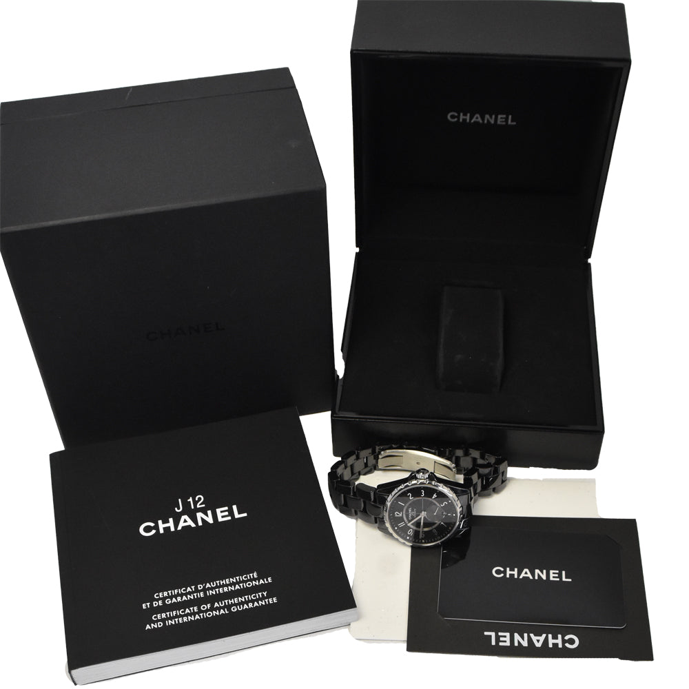 with paper CHANEL J12 H3836 black Dial Automatic Unisex
 Watch M#145318