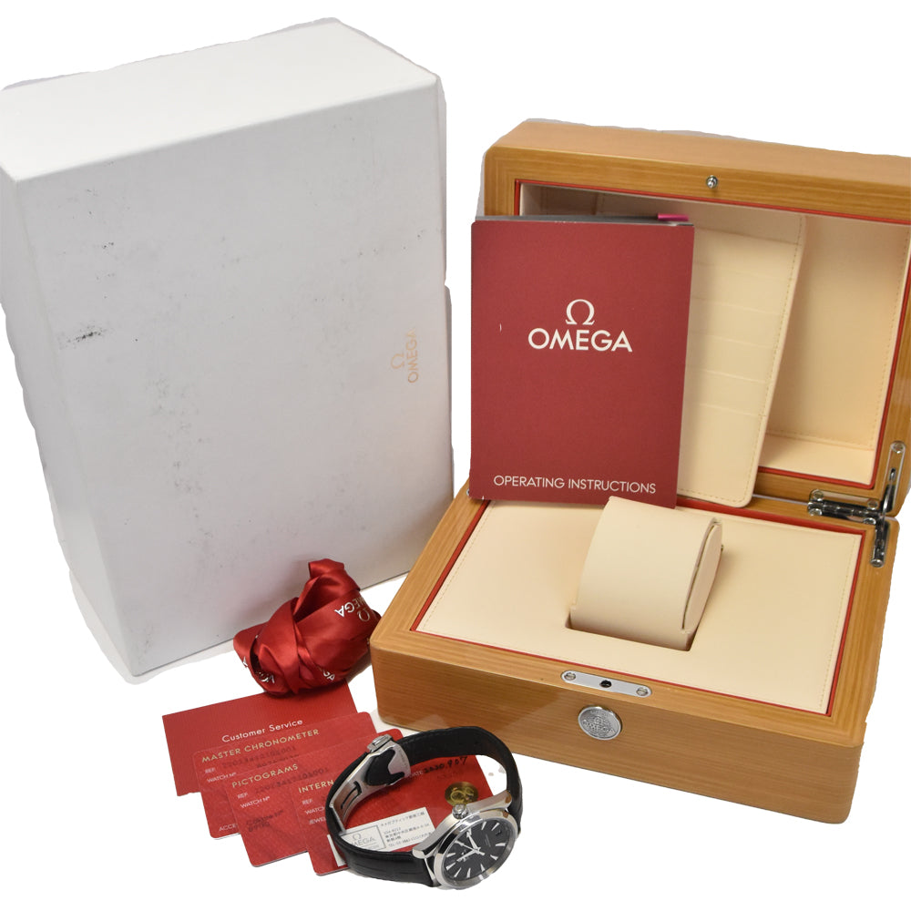 with paper OMEGA Seamaster Aqua Terra 220.13.41.21.01.001 CO-AXIAL black Dial Automatic Men's
 Watch L#145324