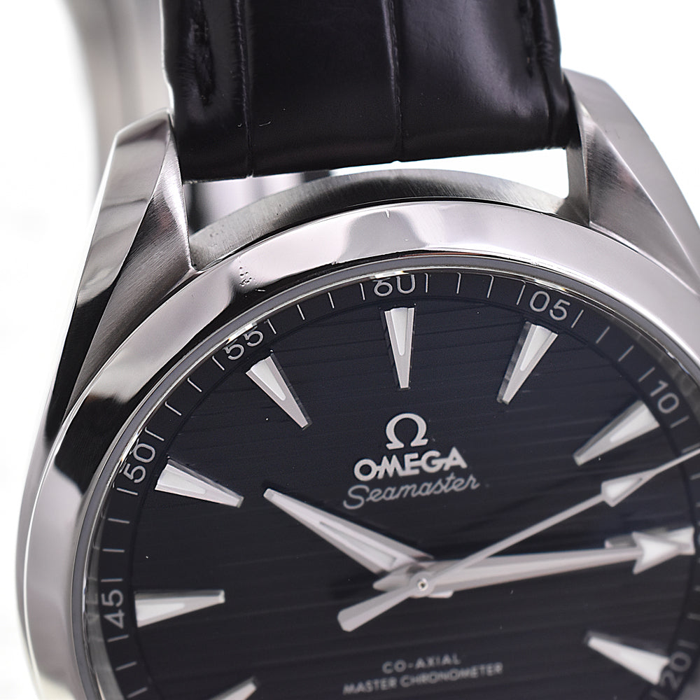 with paper OMEGA Seamaster Aqua Terra 220.13.41.21.01.001 CO-AXIAL black Dial Automatic Men's
 Watch L#145324