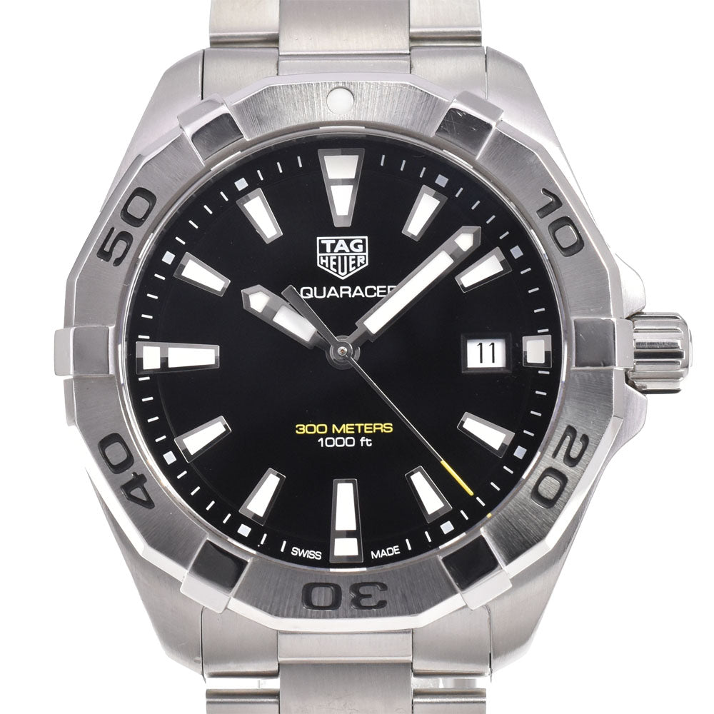with paper TAG HEUER Aqua racer WBD1110.BA0928 black Dial Quartz Men's
 Watch M#145350