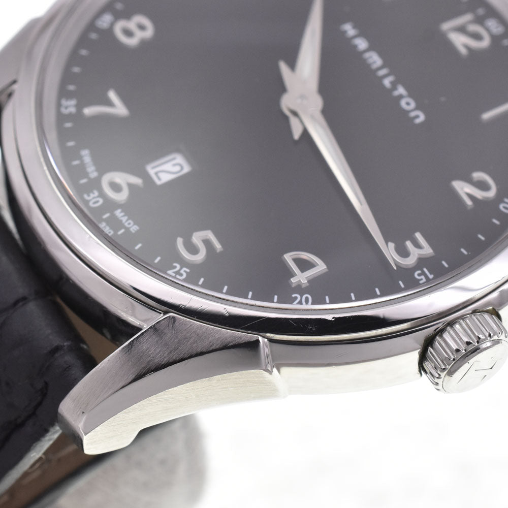 HAMILTON Jazzmaster Thinline H385110 Date black Dial Quartz Men's
 Watch N#145354