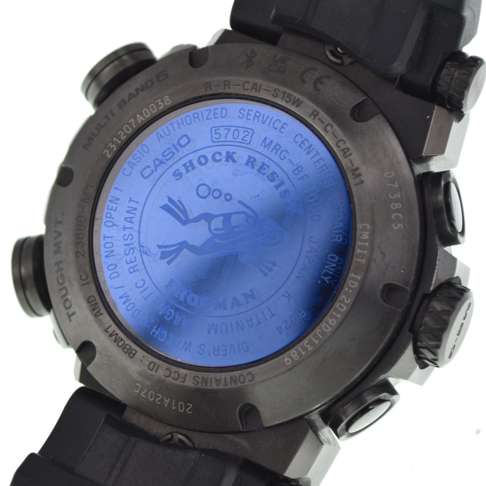 CASIO G-SHOCK MR-G Frogman MRG-BF1000R-1AJR black Dial Radio Sync Solar Men's
 Watch M#145360