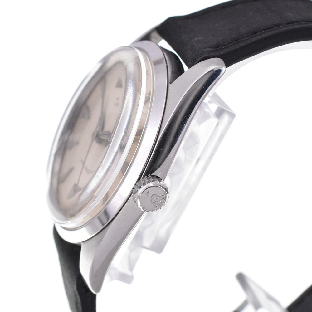 ROLEX Oyster Precision 6424 vintage Big Oyster Cal.1210 Silver Dial Hand Winding Men's
 Watch M#145369