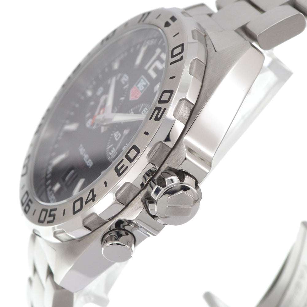 with paper TAG HEUER Formula 1 WAZ111A.BA0875 alarm grand date black Dial Quartz Men's
 Watch K#145375