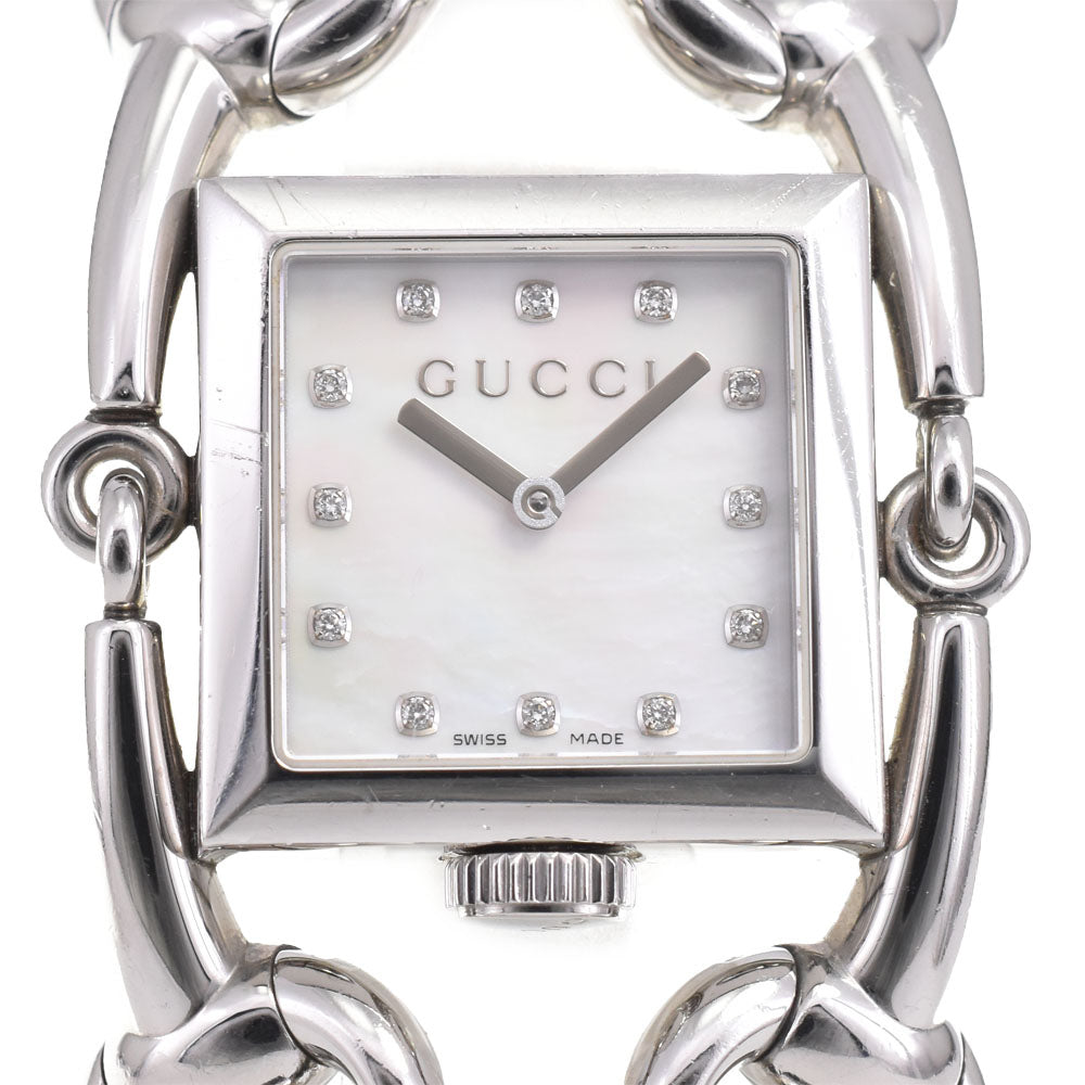 GUCCI Signoria 116.3 White shell Dial Quartz Ladies
 Watch N#145385