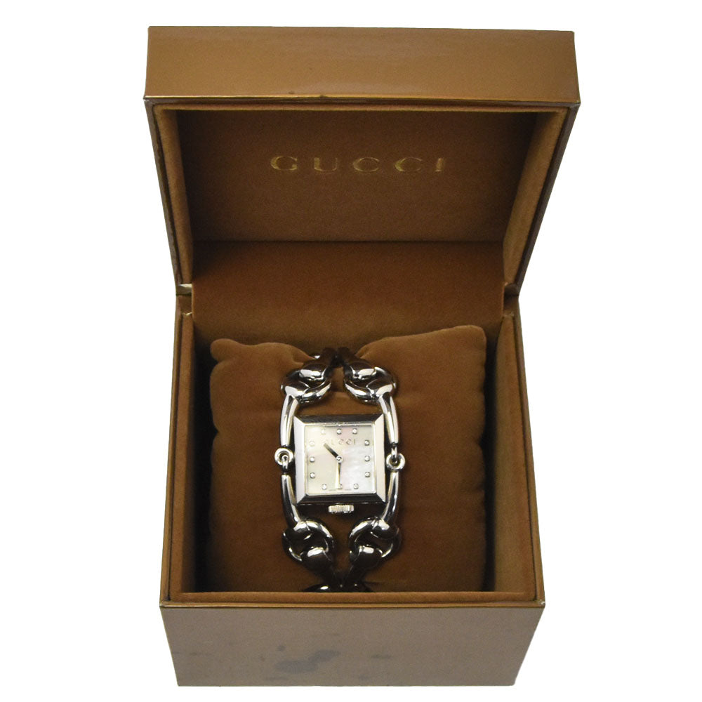 GUCCI Signoria 116.3 White shell Dial Quartz Ladies
 Watch N#145385