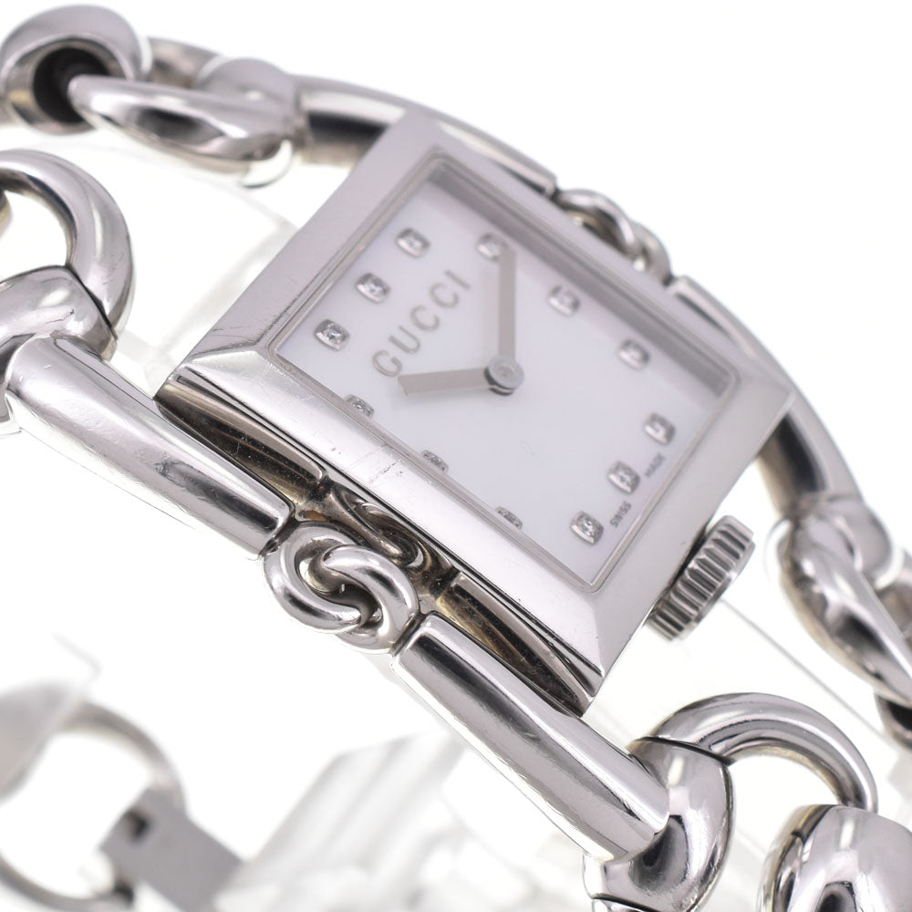 GUCCI Signoria 116.3 White shell Dial Quartz Ladies
 Watch N#145385