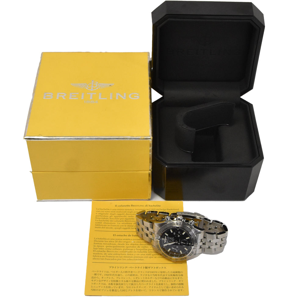 BREITLING Chronomat Blackbird A44359 Big date black Dial Automatic Men's
 Watch L#145393