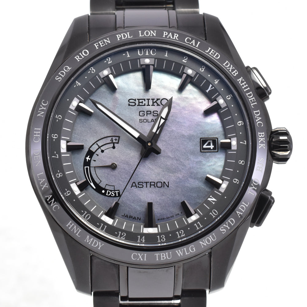 SEIKO Astron SBXB091 2016 Limited Edition Model Black shell Dial GPS Solar Men's
 Watch K#145399