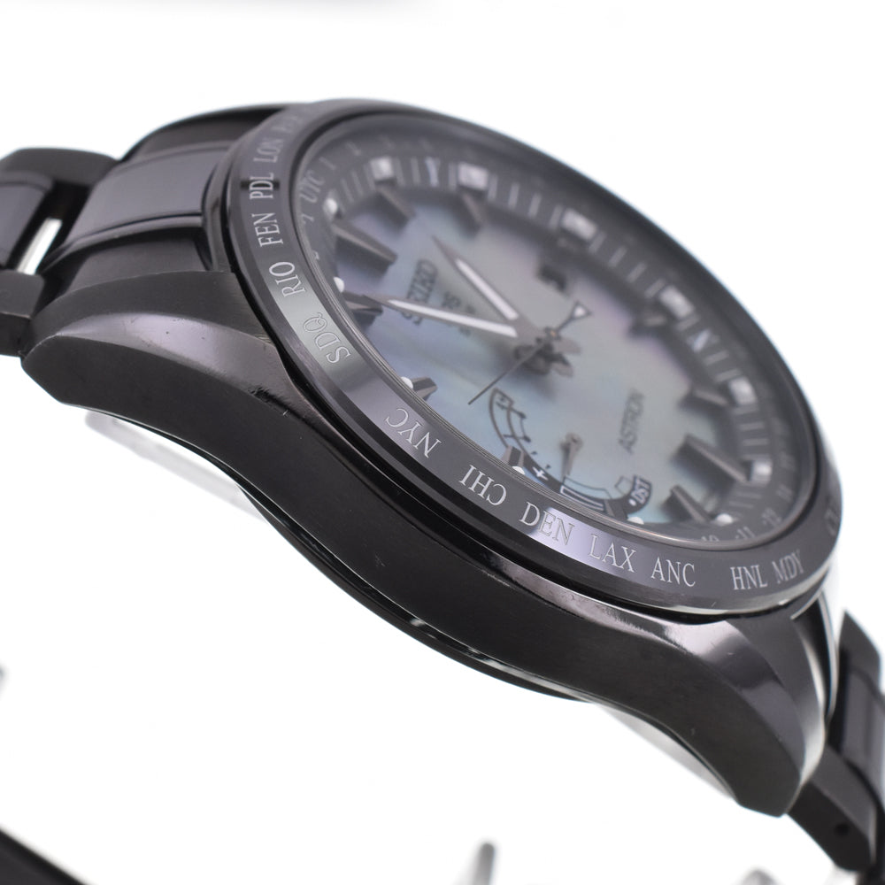 SEIKO Astron SBXB091 2016 Limited Edition Model Black shell Dial GPS Solar Men's
 Watch □#145399