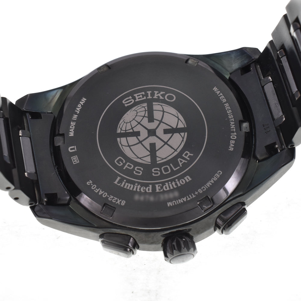 SEIKO Astron SBXB091 2016 Limited Edition Model Black shell Dial GPS Solar Men's
 Watch □#145399