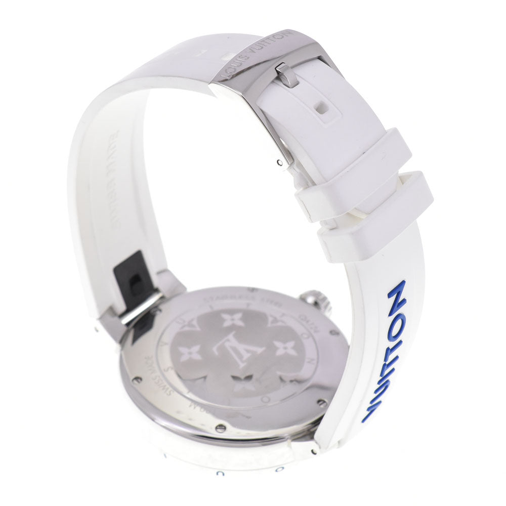 with paper LOUIS VUITTON Tambour Street Diver Pacific White QA124Z Silver Dial Quartz Unisex
 Watch M#145400