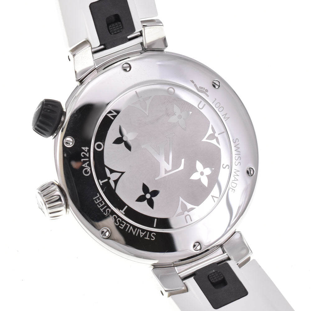 with paper LOUIS VUITTON Tambour Street Diver Pacific White QA124Z Silver Dial Quartz Unisex
 Watch M#145400