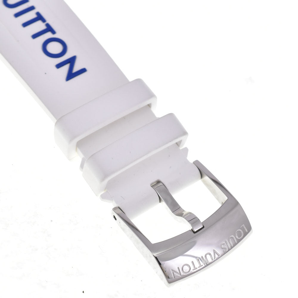 with paper LOUIS VUITTON Tambour Street Diver Pacific White QA124Z Silver Dial Quartz Unisex
 Watch M#145400
