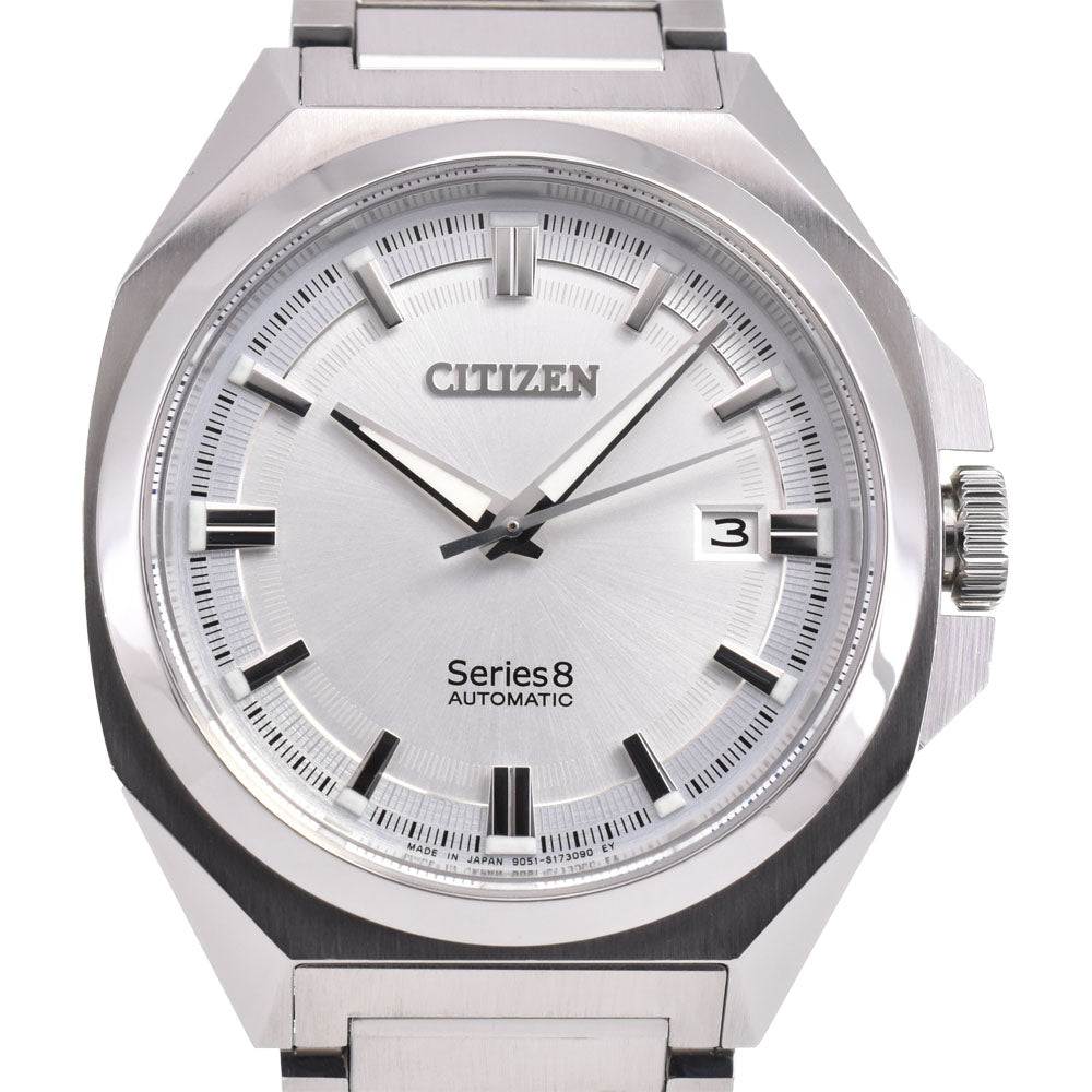 with paper CITIZEN Series 8 Mechanical 831 NB6010-81A Silver Dial Automatic Men's
 Watch N#145412