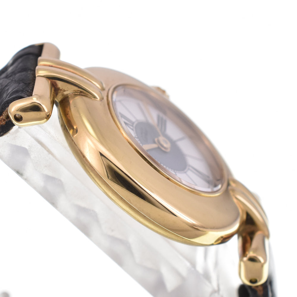 with paper CARTIER Must-Collize W1004354 SV925 (Gold Plated) / Leather white Dial Quartz Ladies
 Watch L#145418