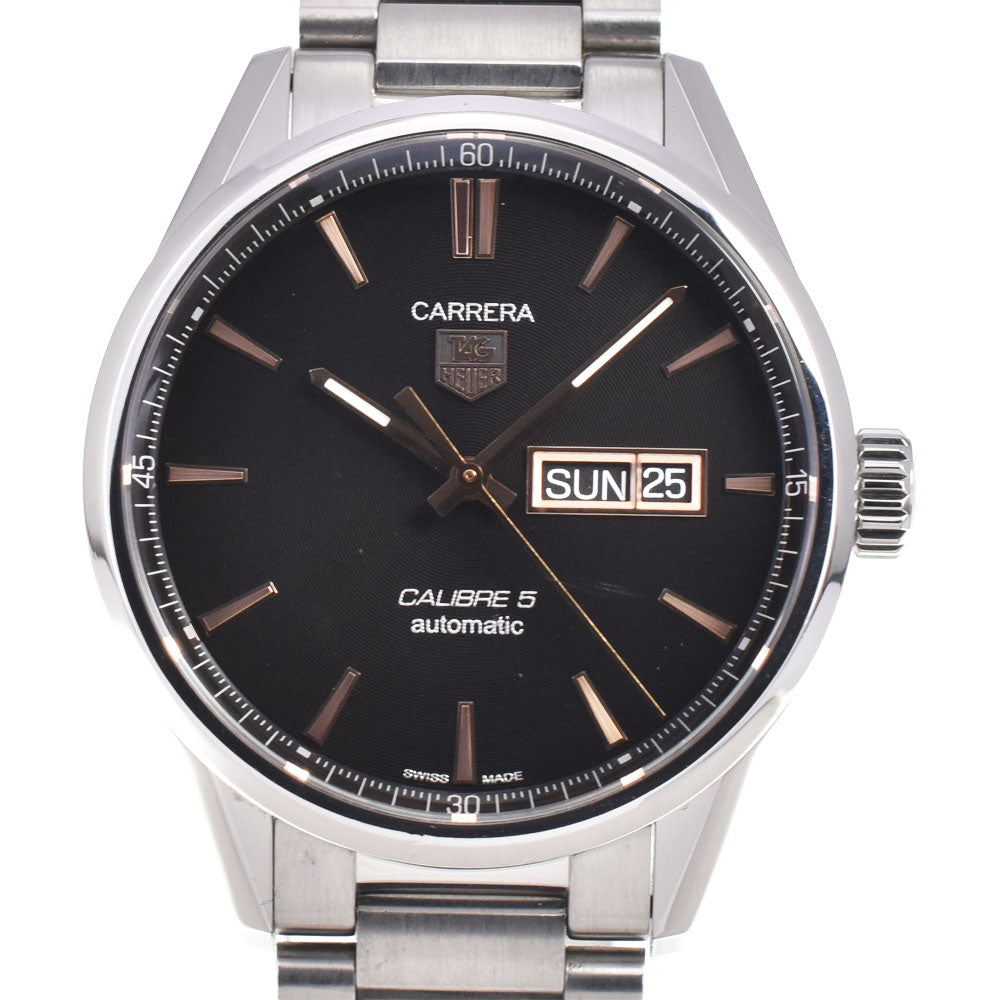 TAG HEUER Carrera Caliber 5 WAR201C-1 Day date black Dial Automatic Men's
 Watch M#145419