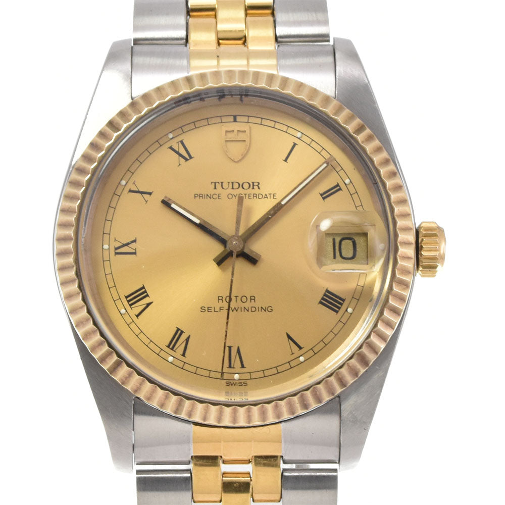 TUDOR Prince Oyster Date 74033 gold Dial Automatic Men's
 Watch M#145423