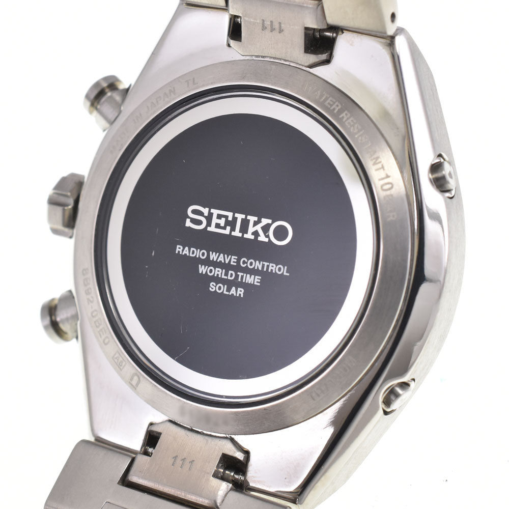 with paper SEIKO Astron Nexter SBXY097/8B92-0BE0 black Dial Radio Sync Solar Men's
 Watch M#145425