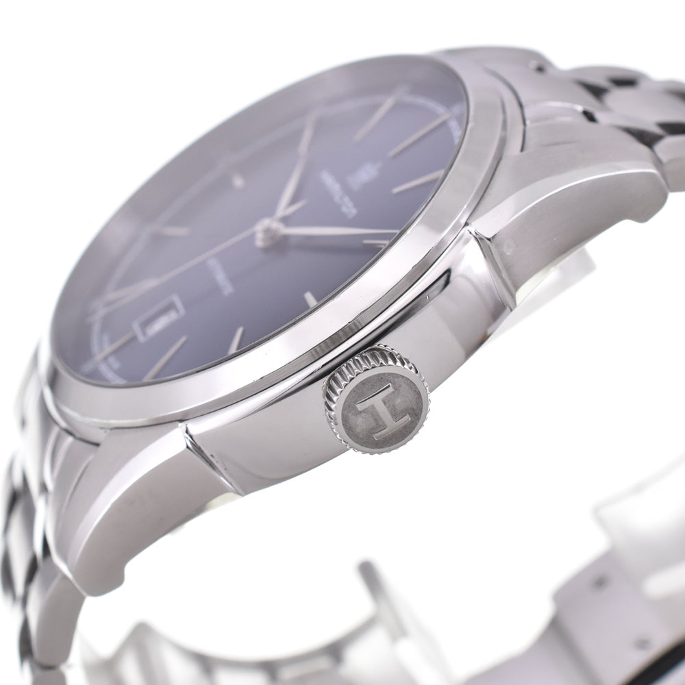 with paper HAMILTON Spirit of Liverdy H424151 Date blue Dial Automatic Men's
 Watch N#145427