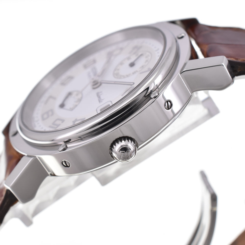 with paper HERMES Clipper CL2.810 white Dial Automatic Men's
 Watch K#145429
