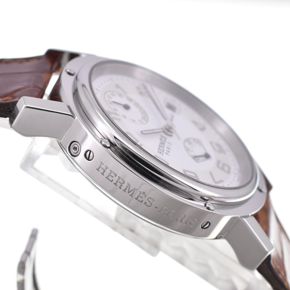 with paper HERMES Clipper CL2.810 white Dial Automatic Men's
 Watch K#145429