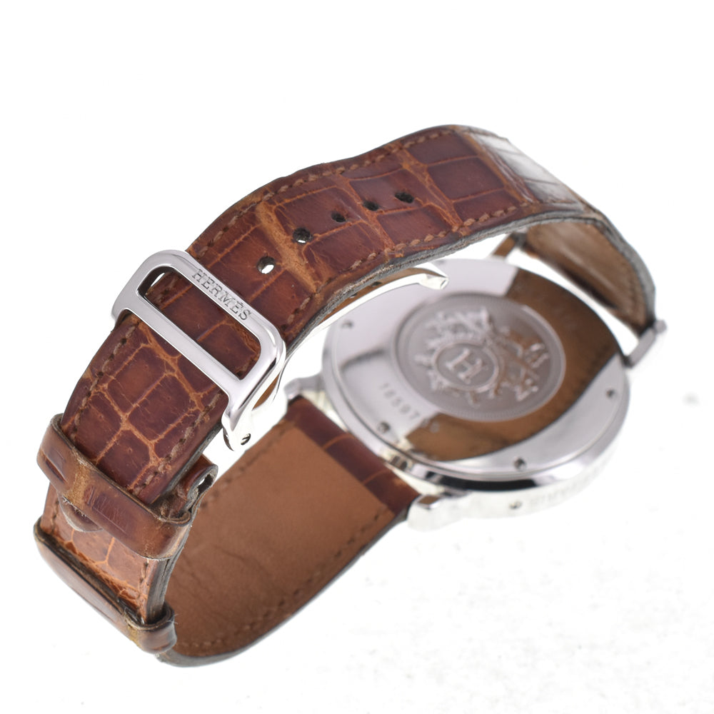 with paper HERMES Clipper CL2.810 white Dial Automatic Men's
 Watch K#145429